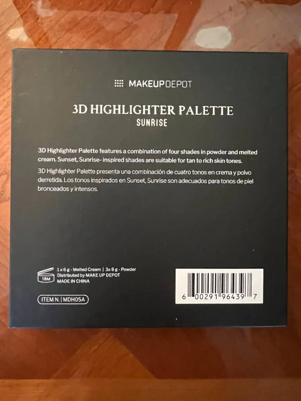 Make Up Depot 3D Highlighter Palette 